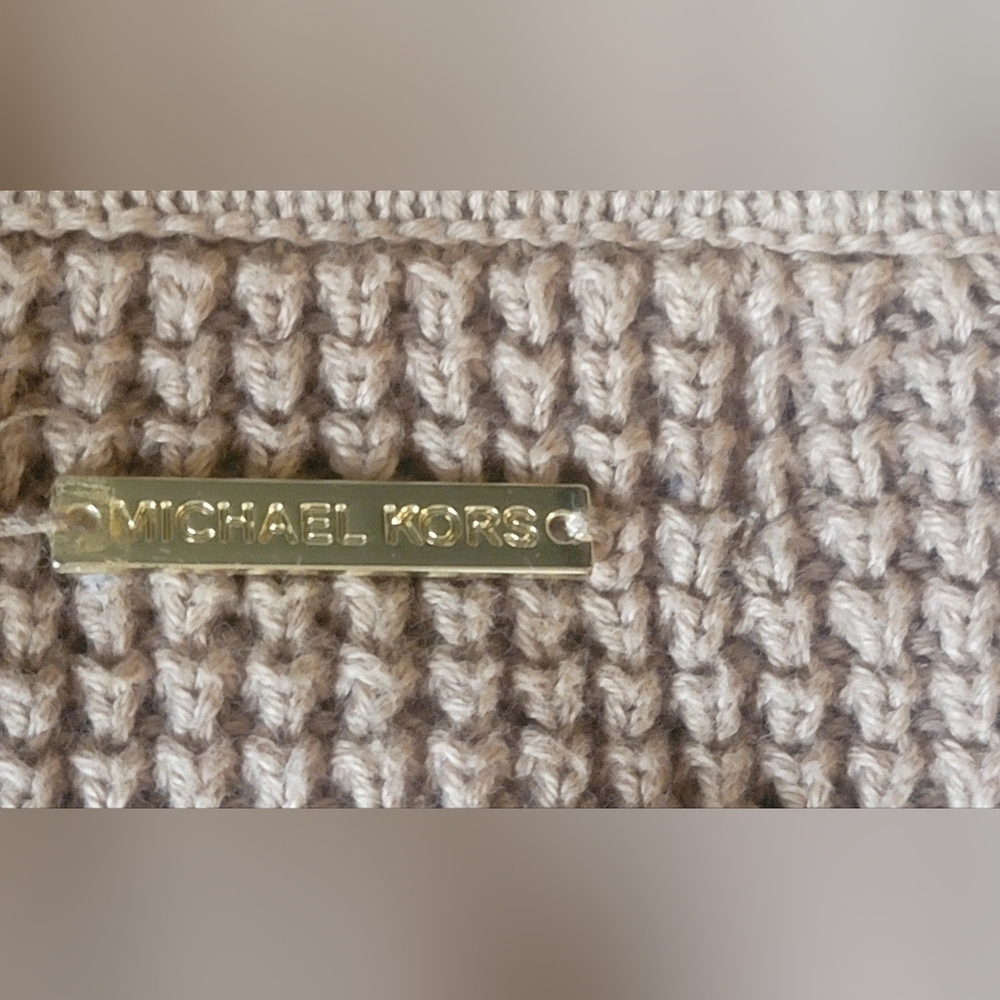Michael Kors Cowl Neck Waffle Knit Sweater - Size Small - Picture 10 of 11
